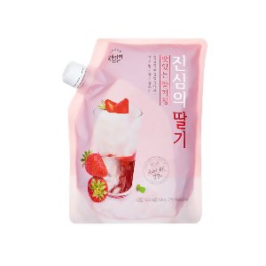 복음자리 진심의딸기청 1kg 국내산딸기77%함유/ 리얼 딸기라떼/ 에이드