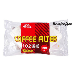 [칼리타] 커피 필터 3~4인용 백색 (102)